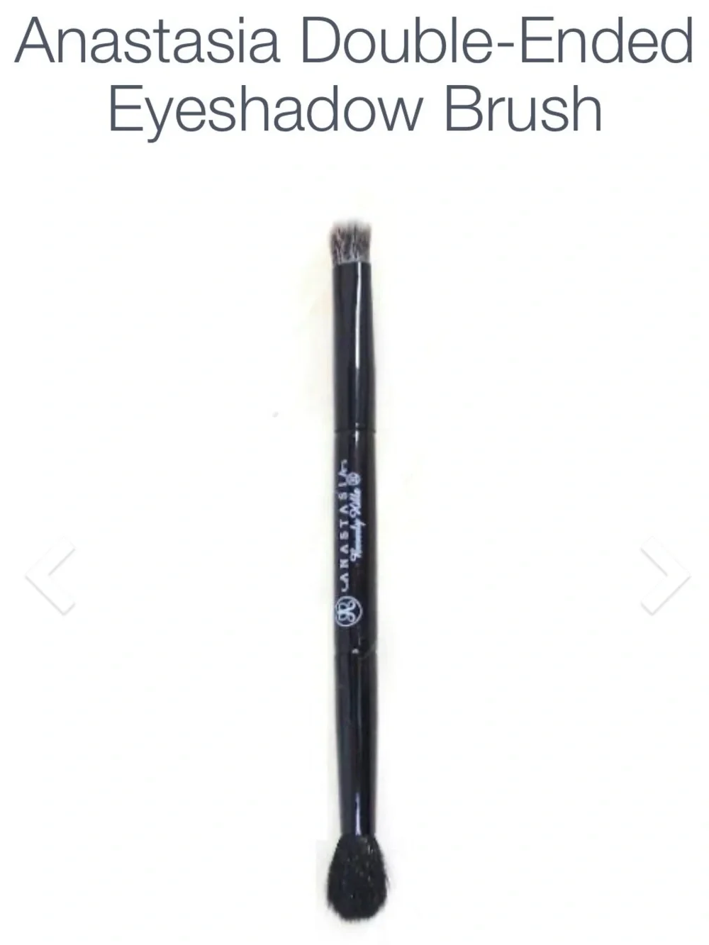 Anastasia Beverly Hills DELUXE ultra soft Dual-Ended Eyeshadow Makeup Brush glam